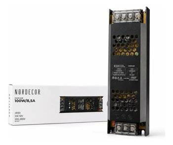 FONTE MBLED NORDECOR SLIM 12V 8.5A/100W 7042