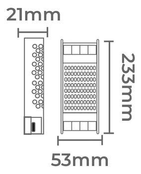 FONTE MBLED NORDECOR SLIM 12V 10A/120W 7215