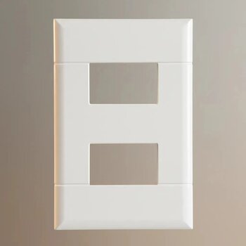 DECOR PLACA 4X2 2 POSTOS BR PRM044221 SCHNEIDER