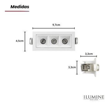 EMB TASCHIBRA ARCH LUZ PONTUAL BCO 9527