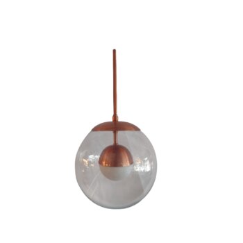 PENDENTE SPHERA 52374 COBRE GLOBO 20CM TRANSP 1XG9