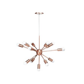 PENDENTE T.Y 713-13 SPUTNIK COBRE 13LAMP