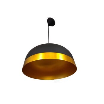 PENDENTE MART 5192 EM METAL PRETO E DOURADO