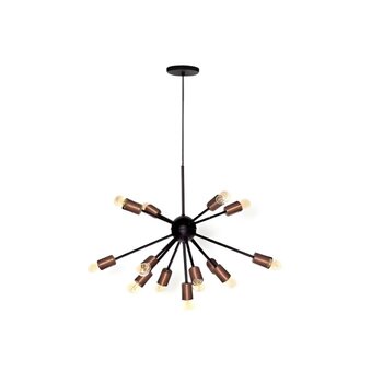 PENDENTE 713-13 SPUTNIK PTO/COBRE 13LAMP