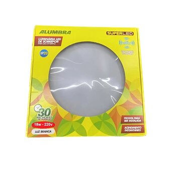 PLAFON LED C/SENSOR/LUZ EMERG 18W 6500K 5768