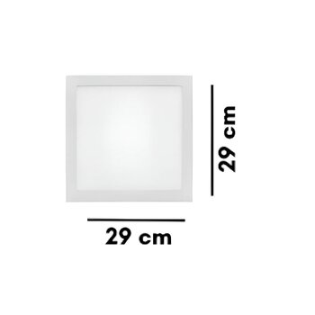 EMB LED 24W 4000K QUAD BACKSTAGE LEQ424S