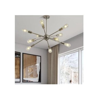 PENDENTE T.Y 713-13 SPUTNIK BRONZE 13LAMP