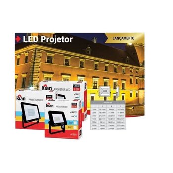 REFLETOR LED 50W 3000K 14468