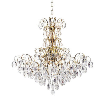 LUSTRE BEMMEL DOURADO 9309 C/CRIST TRANSP 9XE14