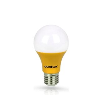 LAMP LED OUROLUX SUPERLED 7W OURO 60 COLORS AMARELA