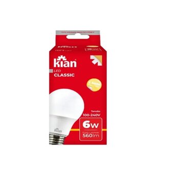 LAMP LED KIAN A60 6W E27 6500K 10056