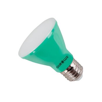 LAMP OUROLUX SUPERLED COLORS PAR20 6W VERDE 05485