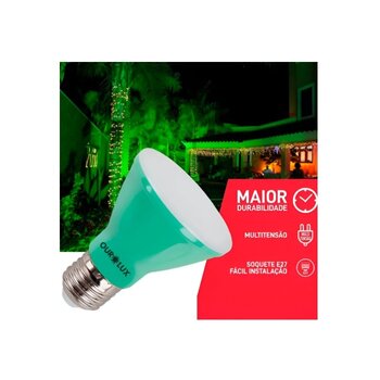 LAMP OUROLUX SUPERLED COLORS PAR20 6W VERDE 05485