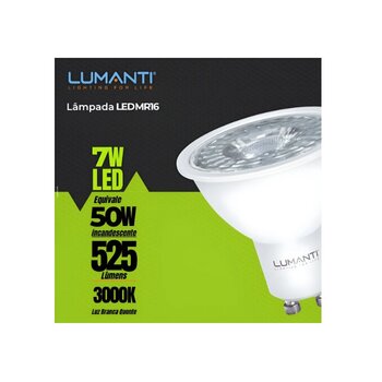 LAMP LED LUMANTI MR16 GU10 7W 3000K