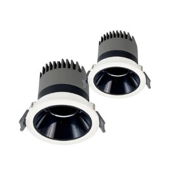 SPOT EMB GAYA ANGEL EYE BCO/PTO 7W 2700K  IRC90 7148