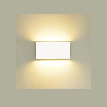 ARANDELA GAYA CUBE SLIN BCO  8W 3000K  FACHO DUPLO 9776