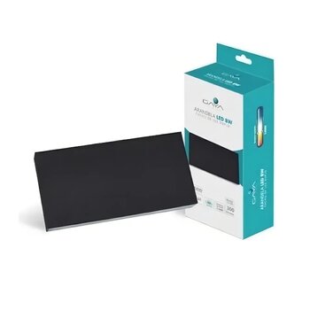 ARANDELA GAYA CUBE SLIN PTO  8W 3000K  FACHO DUPLO 9775