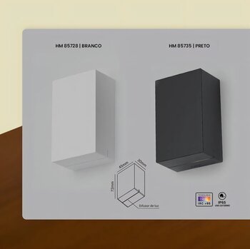 BALIZADOR OPUS INLINEA BCO 3W 2700K HM 85728